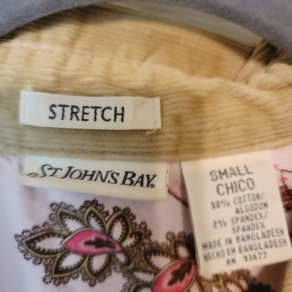 St. John's Bay Double-breasted Corduroy Ja… - Picture 5 of 5